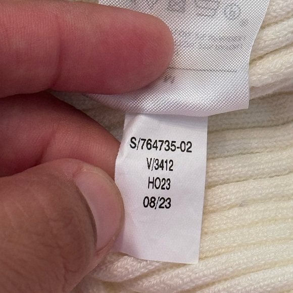 Banana Republic Cream Sweater Maxi Dress With Slit - Picture 4 of 7